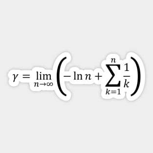 Euler Constant - Calculus And Math Sticker